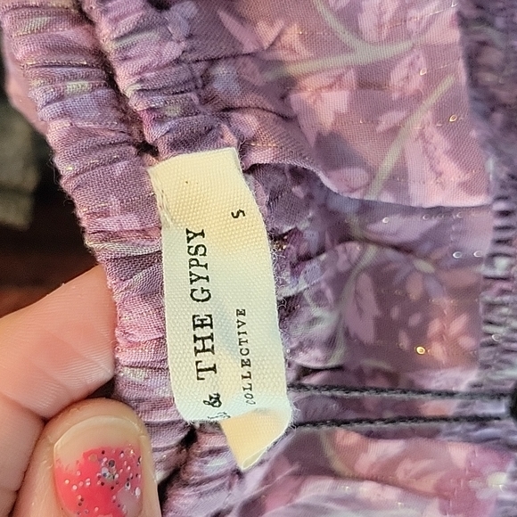 Spell Dahlia Ra-Ra Mini Dress- Mulberry - Picture 9 of 11